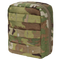 The Condor EMT Pouch in Scorpion OCP is a small, rectangular tactical pouch featuring a right-side zipper and horizontal stitched straps on the front.